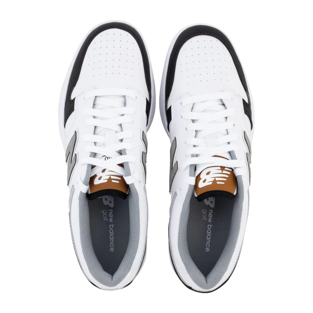 New Balance Men's 480 Spikeless Golf Shoes 2026 - White / Black - Image 5