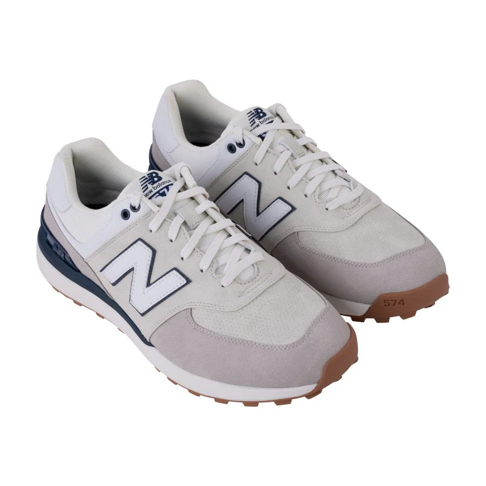 New Balance Men's 574 Greens V2 Spikeless Golf Shoes 2026 - Tan - Image 3
