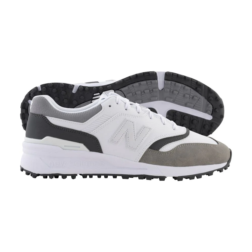 New Balance Men's 997 Spikeless Golf Shoes 2026 - Light Grey - Image 2