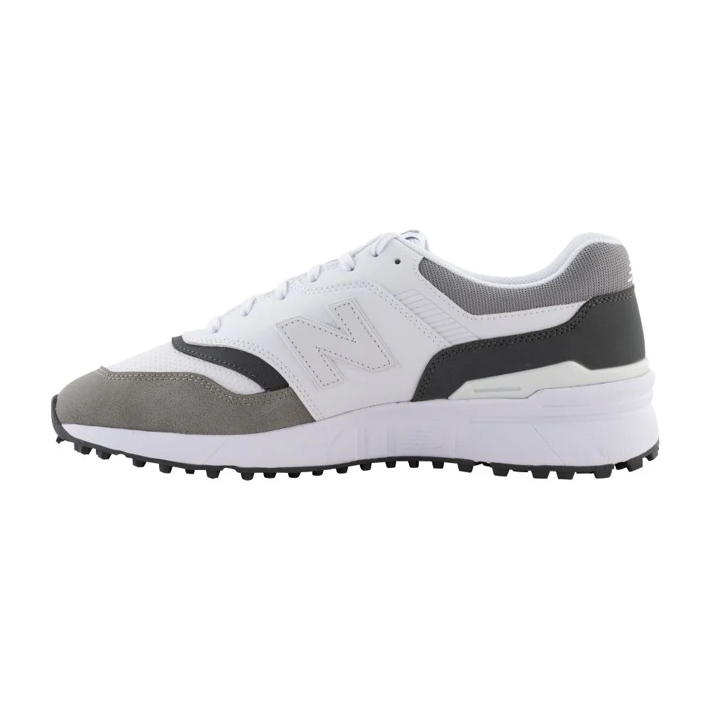 New Balance Men's 997 Spikeless Golf Shoes 2026 - Light Grey - Image 5