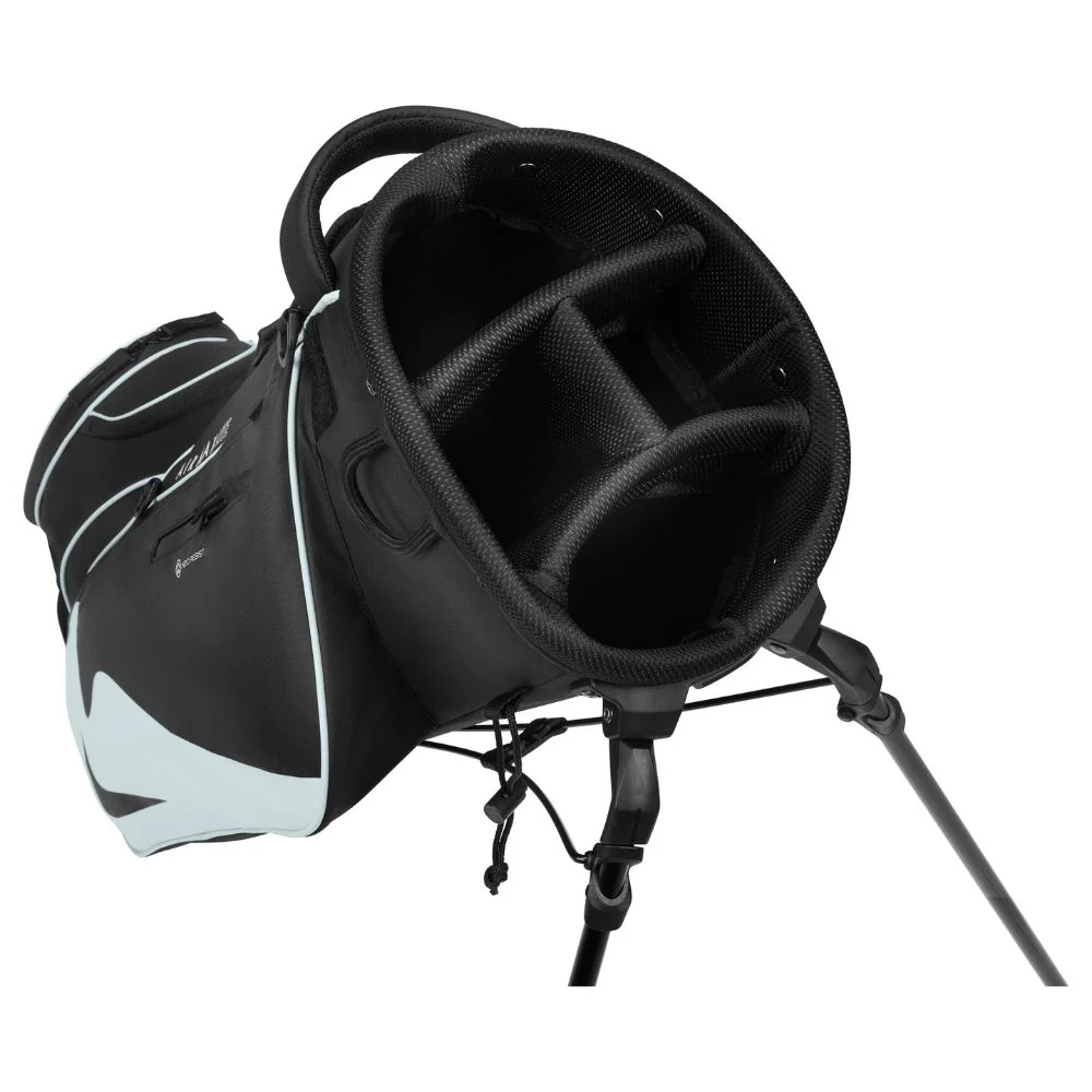 Nike Air Max Lite Golf Stand Bag - BG2191-095 Black / Pure Platinum / Black - Image 4