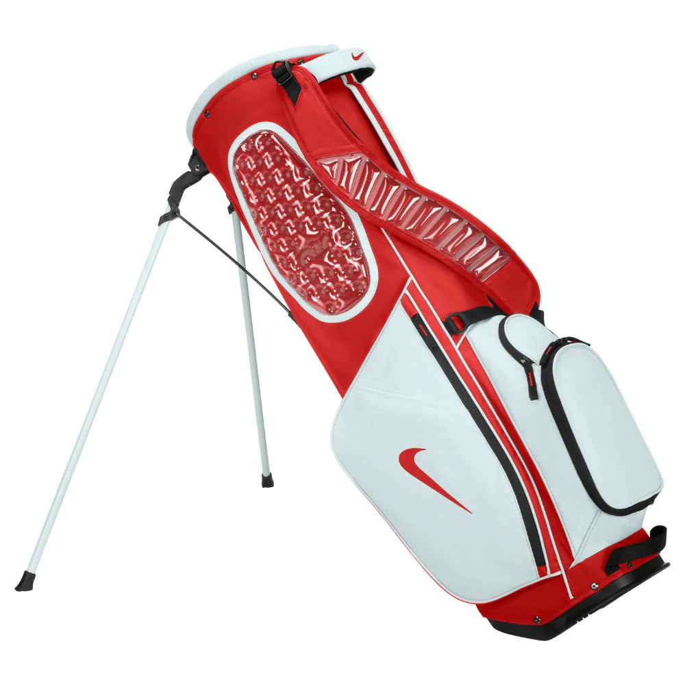 Nike Air Max Lite Golf Stand Bag - IO1600-655 University Red / Pure Platinum - Image 3