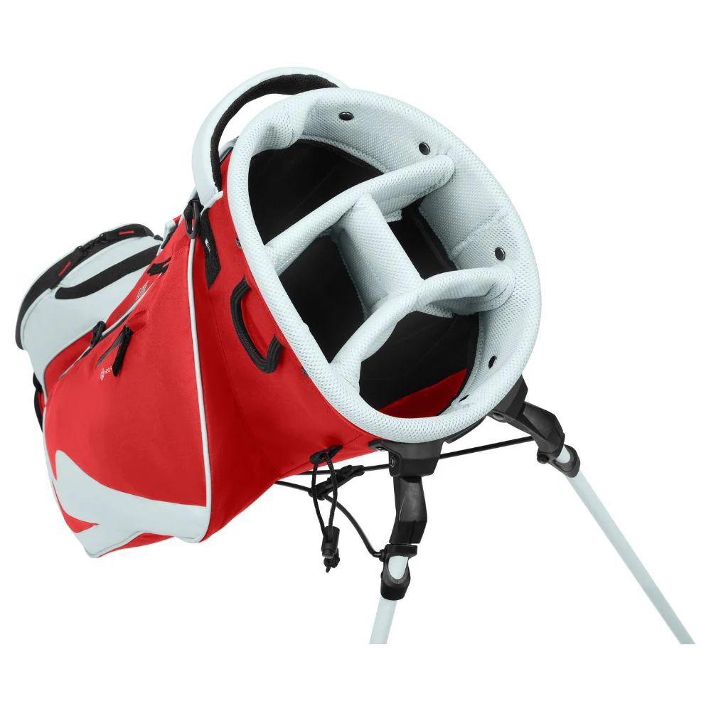 Nike Air Max Lite Golf Stand Bag - IO1600-655 University Red / Pure Platinum - Image 4