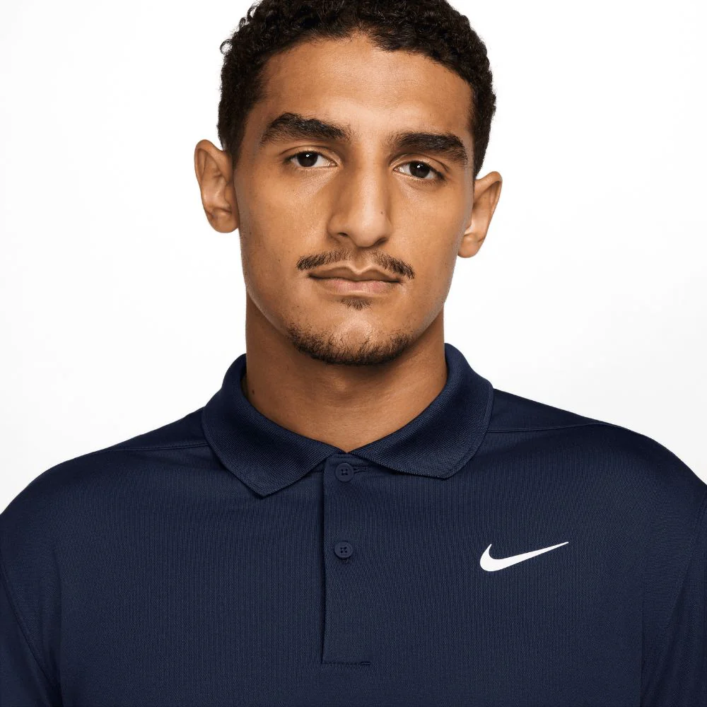 Nike Dri-Fit Victory Solid Long Sleeve Golf Polo Shirt 2025 - DN2344-451 - Image 3