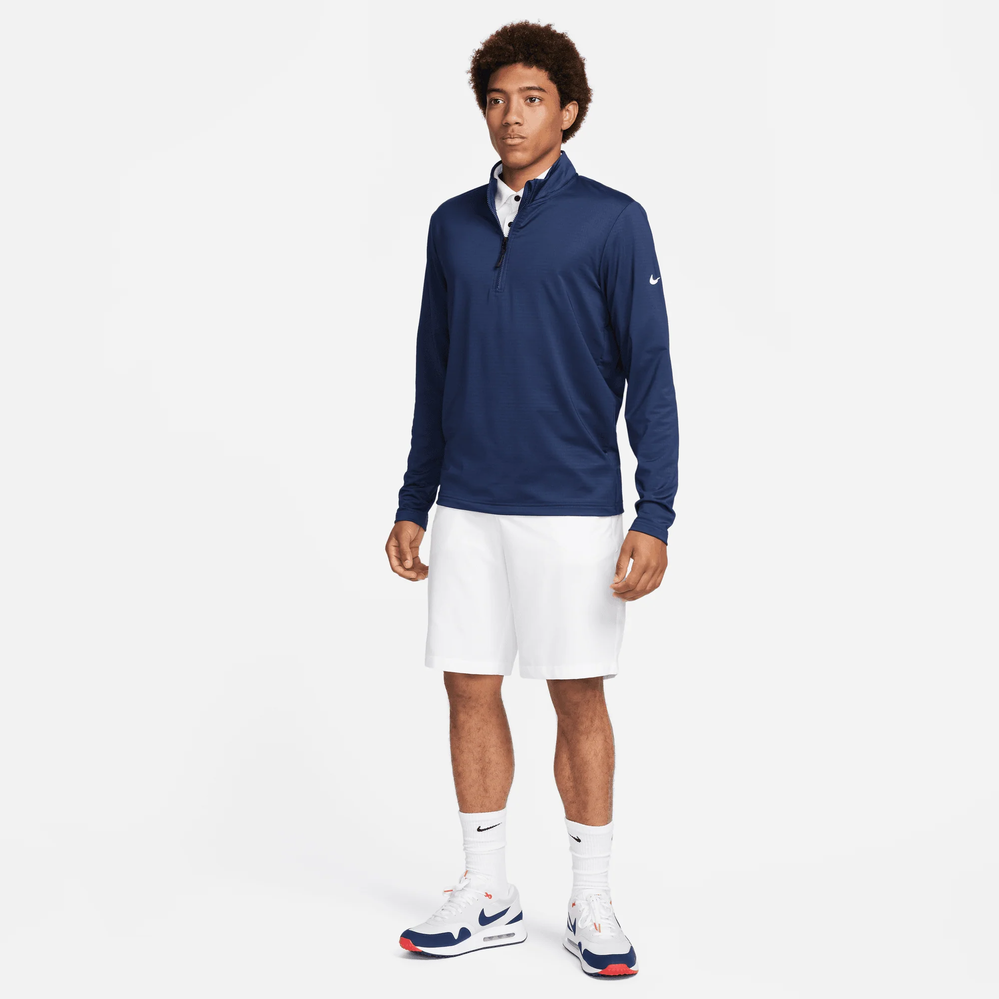 Nike Dri-FIT Victory 1/2 Zip Pullover Golf Top FD5837 - 410 - Image 4