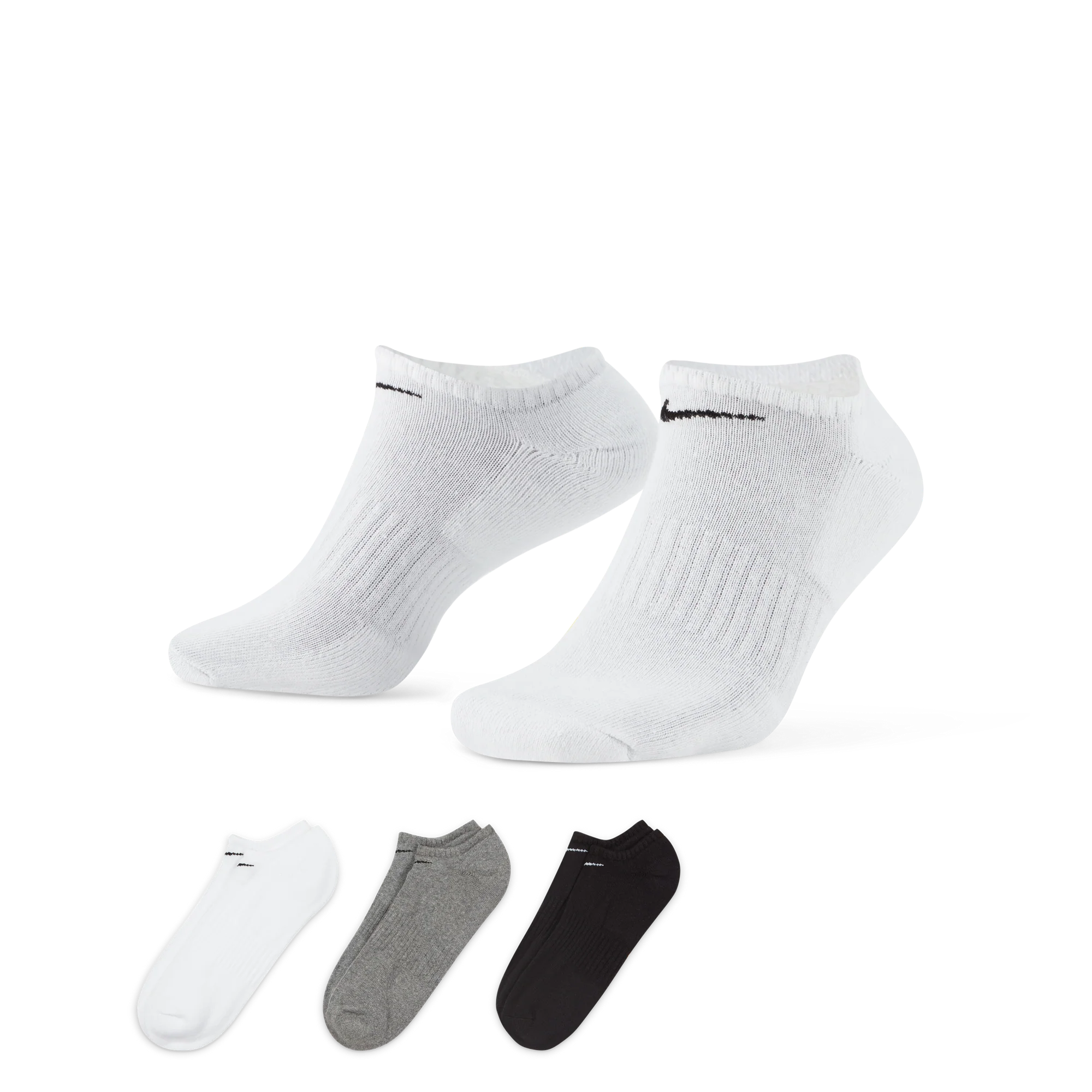 Nike Golf Everyday Lightweight No Show Golf Socks 3 Pack SX7673 - Image 4
