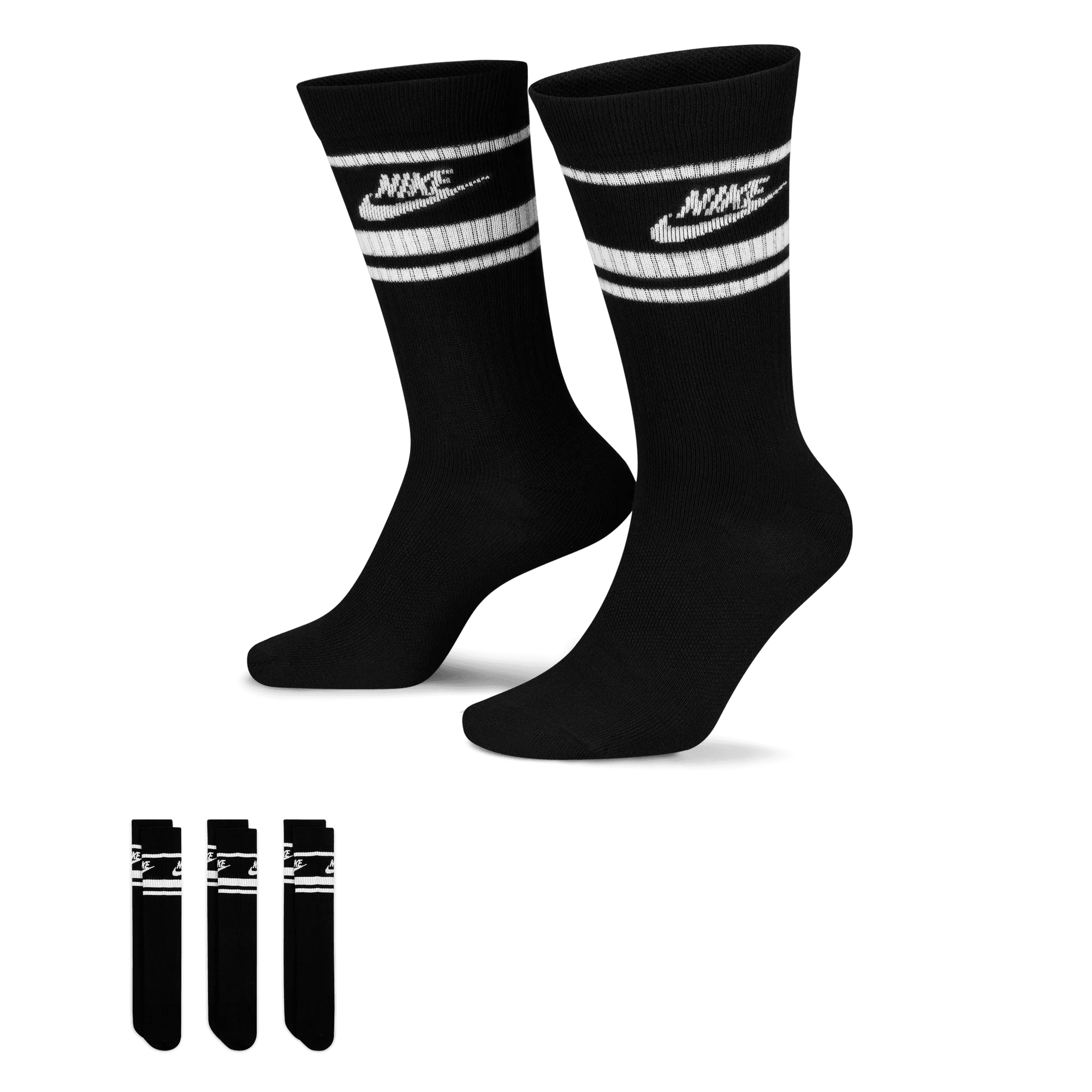 Nike Golf Sportswear Dri-FIT Everyday Essential Crew Socks DX5089 - 010