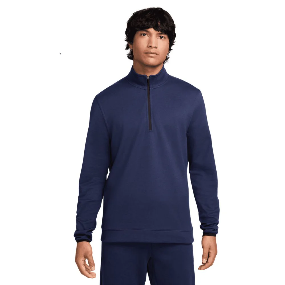 Nike Tour 1/2 Zip Pique Pullover Golf Top - FQ0472 410