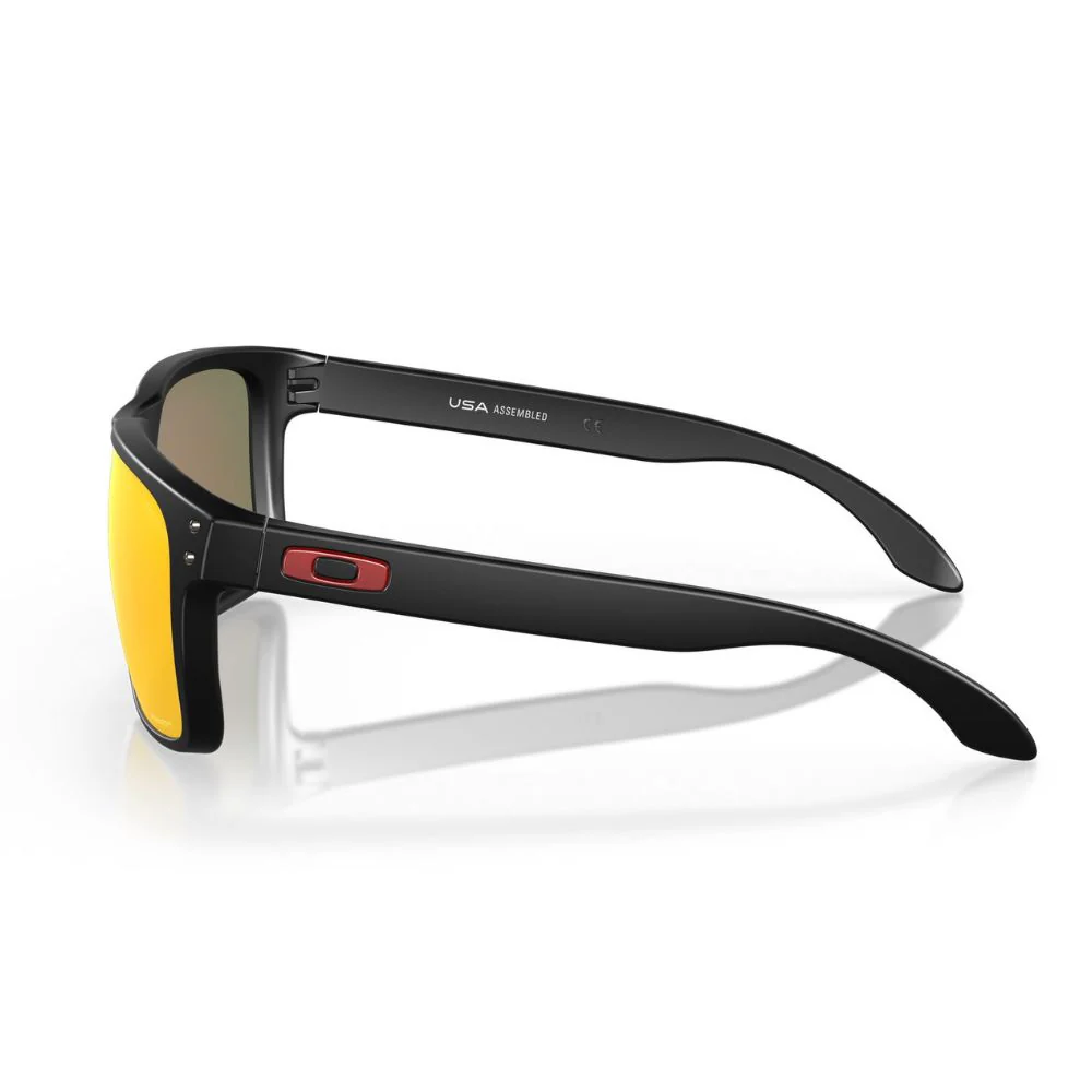 Oakley Holbrook XL Sunglasses - Matt Black w/ Prizm Ruby - Image 2
