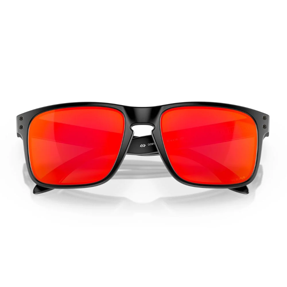 Oakley Holbrook Sunglasses - Matt Black w/ Prizm Ruby - Image 3