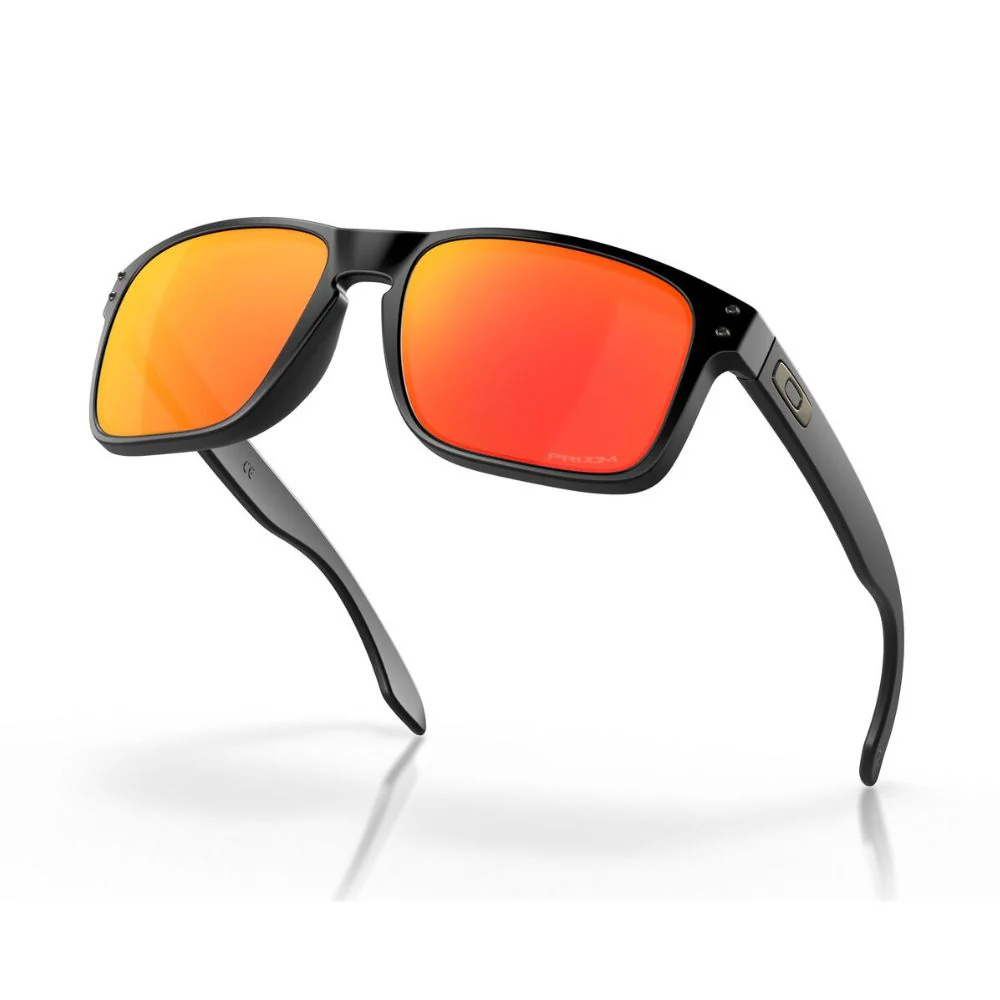 Oakley Holbrook Sunglasses - Matt Black w/ Prizm Ruby - Image 4