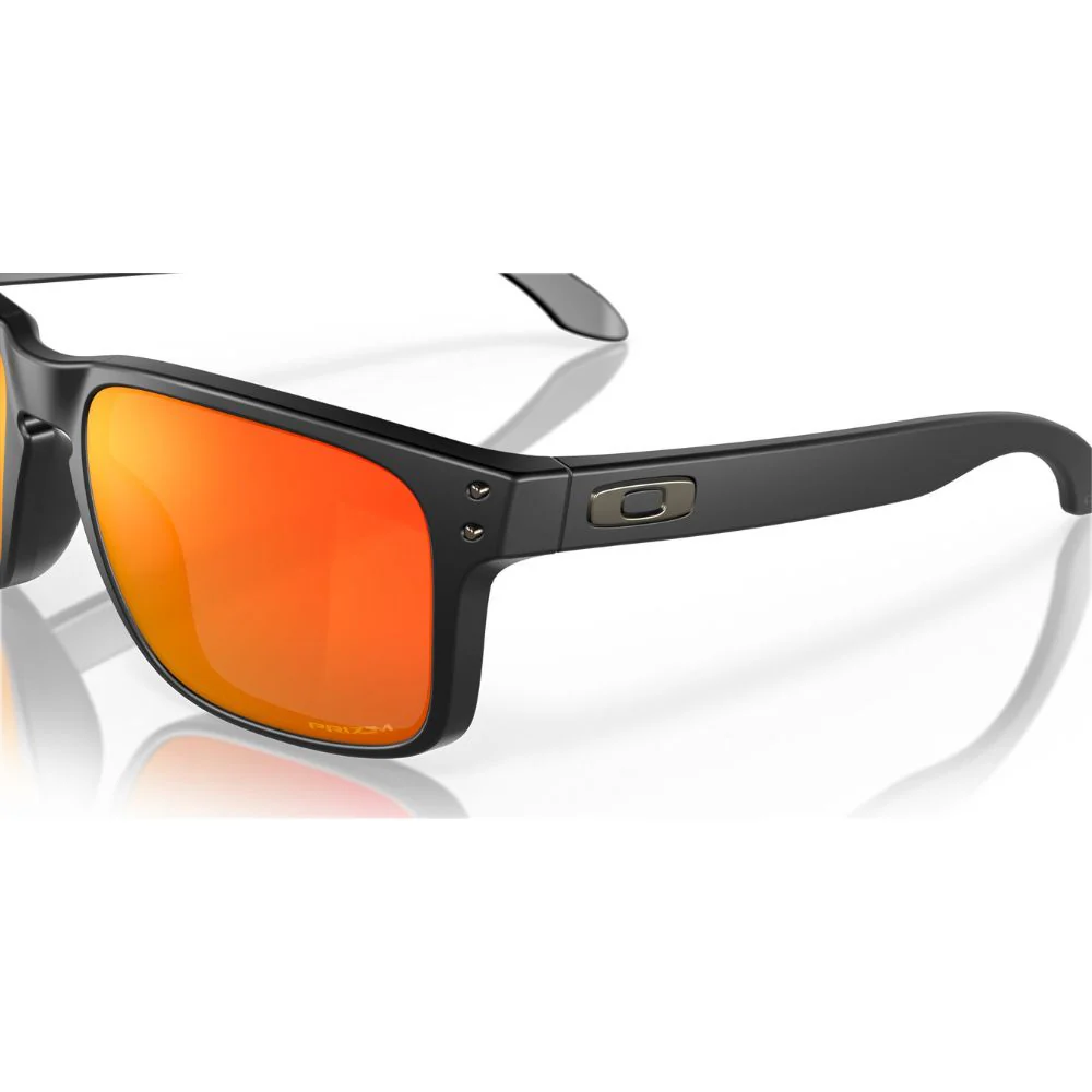 Oakley Holbrook Sunglasses - Matt Black w/ Prizm Ruby - Image 5
