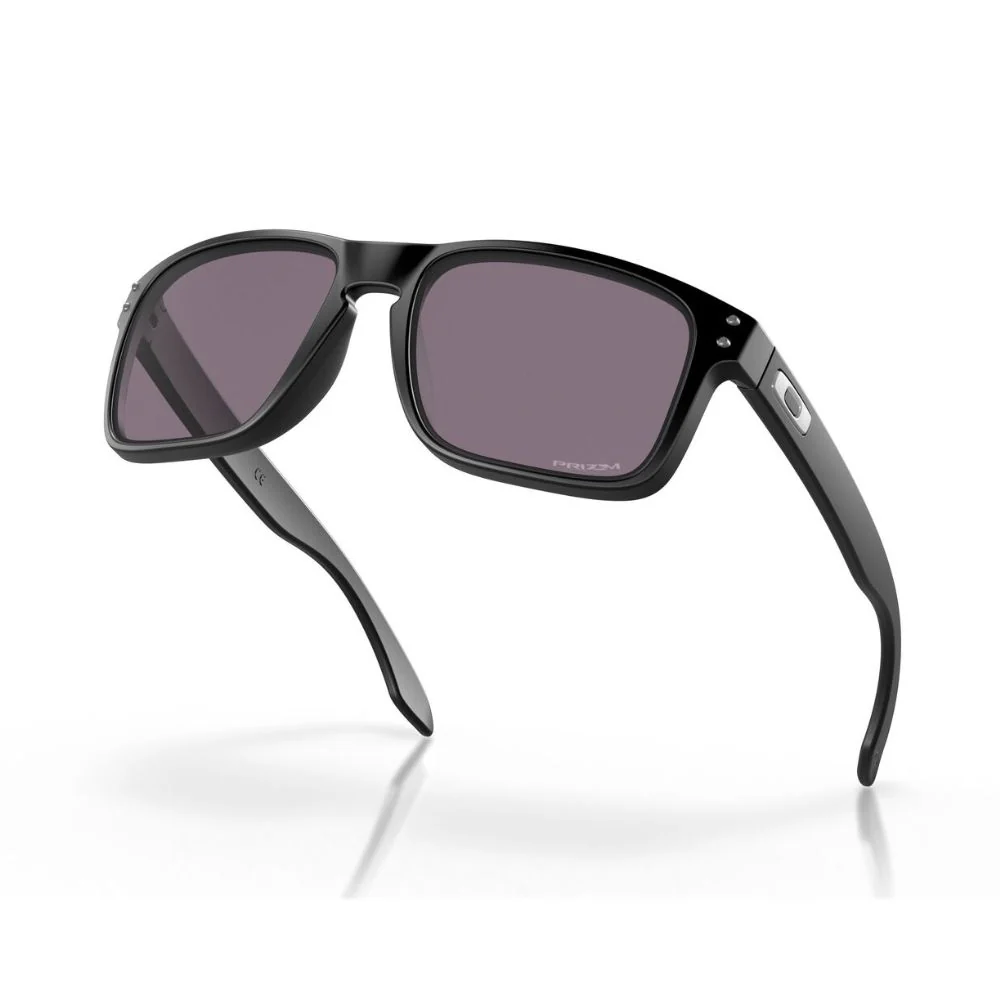 Oakley Holbrook Sunglasses - Matt Black w/ Prizm Grey - Image 4