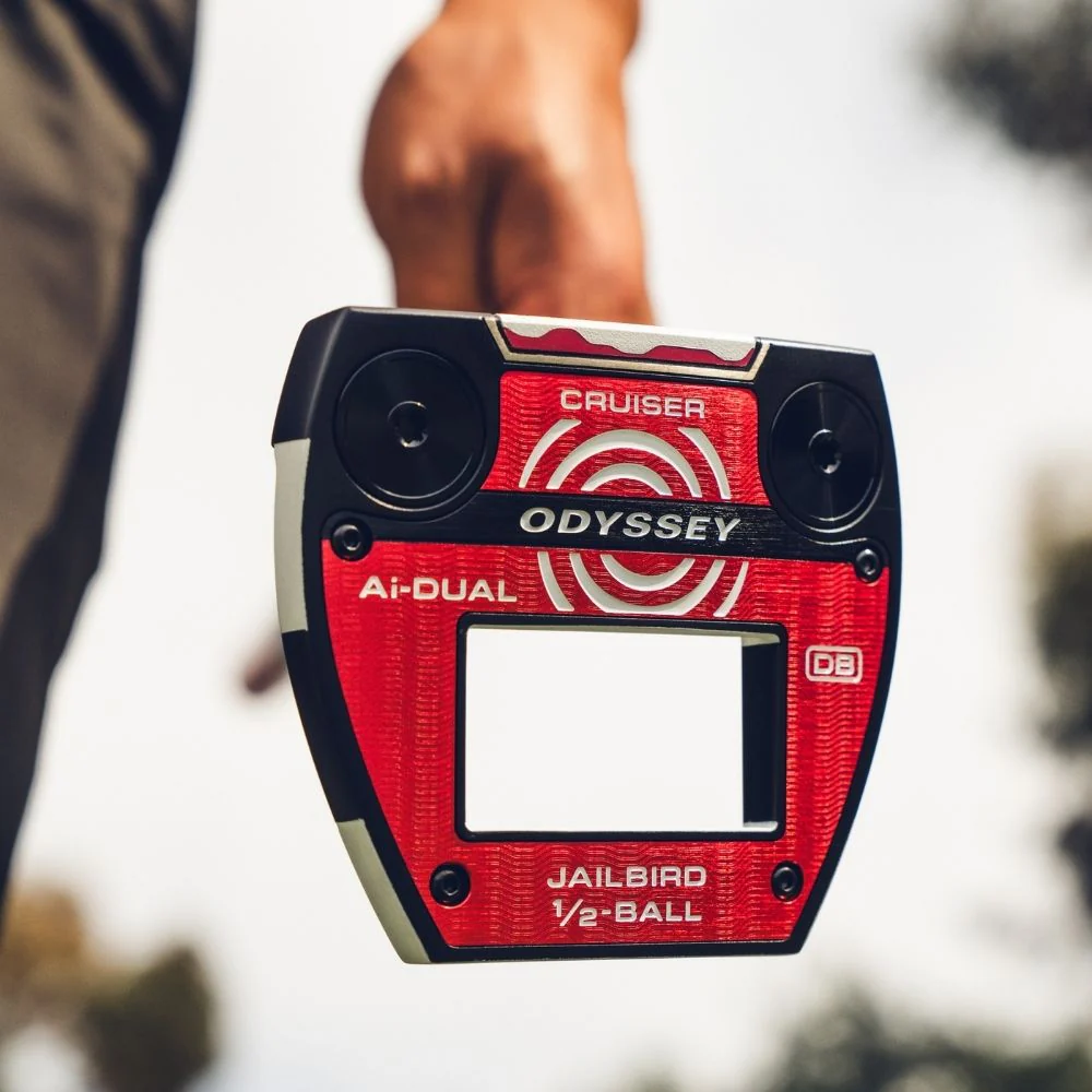 Odyssey Golf Ai-Dual 1/2 Ball Cruiser Jailbird OS Putter - Image 9