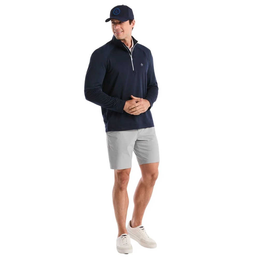 Original Penguin 1/4 Zip Mixed Media Golf Pullover Top 2026 - OGKSG049-417 - Image 3