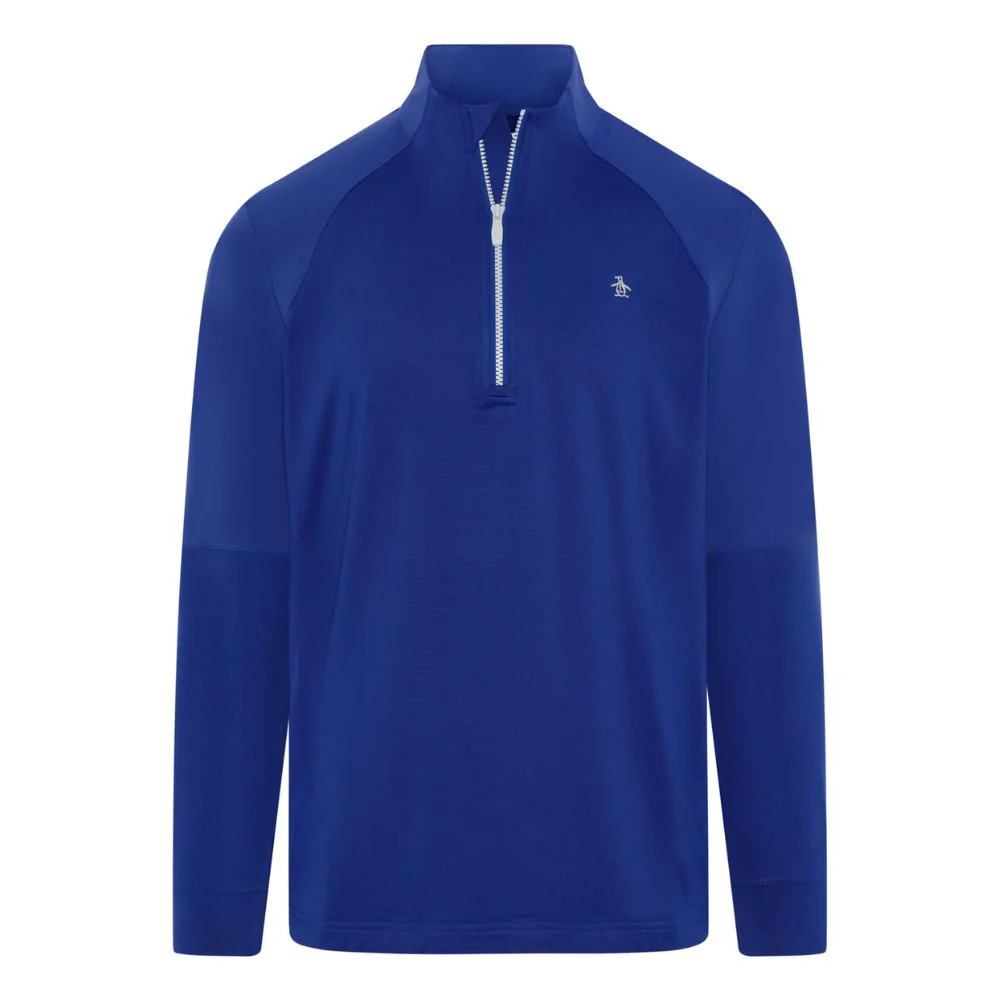 Original Penguin 1/4 Zip Mixed Media Golf Pullover Top 2026 - OGKSG049-466