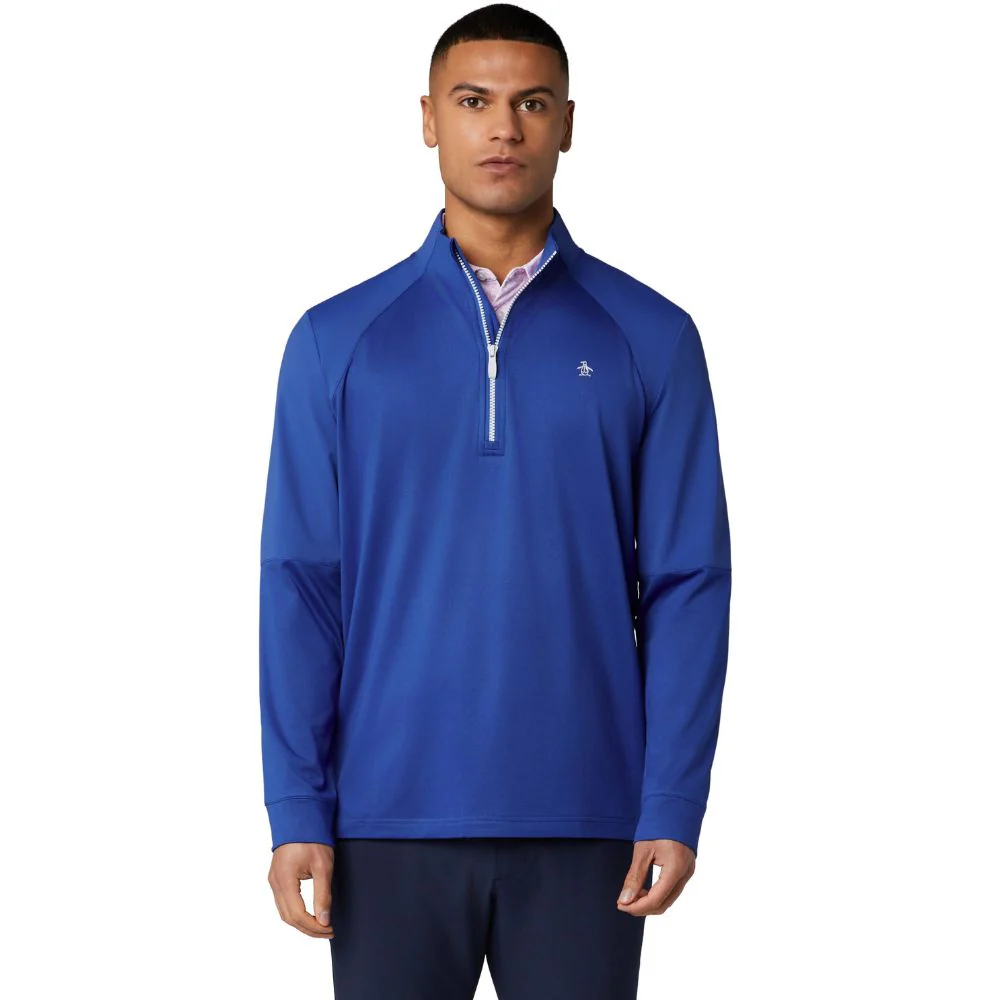 Original Penguin 1/4 Zip Mixed Media Golf Pullover Top 2026 - OGKSG049-466 - Image 3