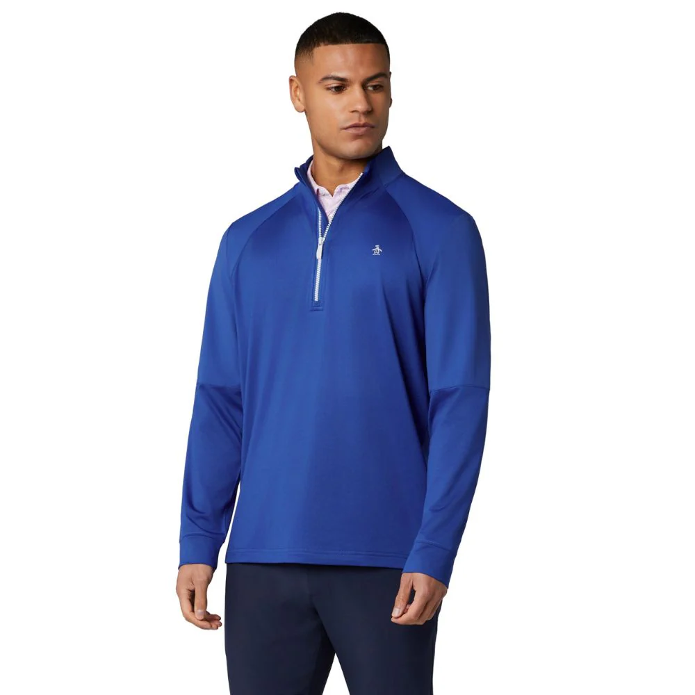 Original Penguin 1/4 Zip Mixed Media Golf Pullover Top 2026 - OGKSG049-466 - Image 5