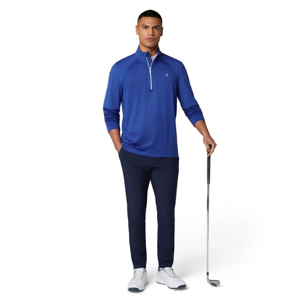 Original Penguin 1/4 Zip Mixed Media Golf Pullover Top 2026 - OGKSG049-466 - Image 6