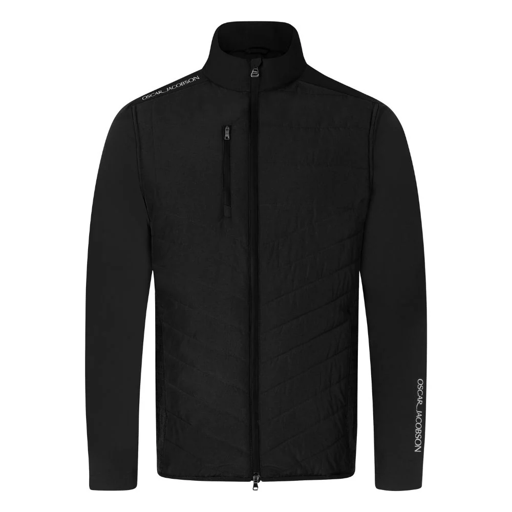 Oscar Jacobson Beaumont Men's Thermal Golf Jacket - Black
