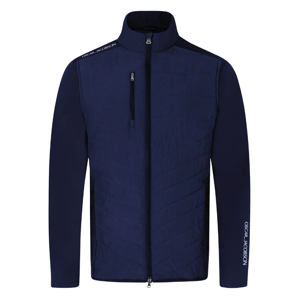 Oscar Jacobson Beaumont Men's Thermal Golf Jacket - Navy