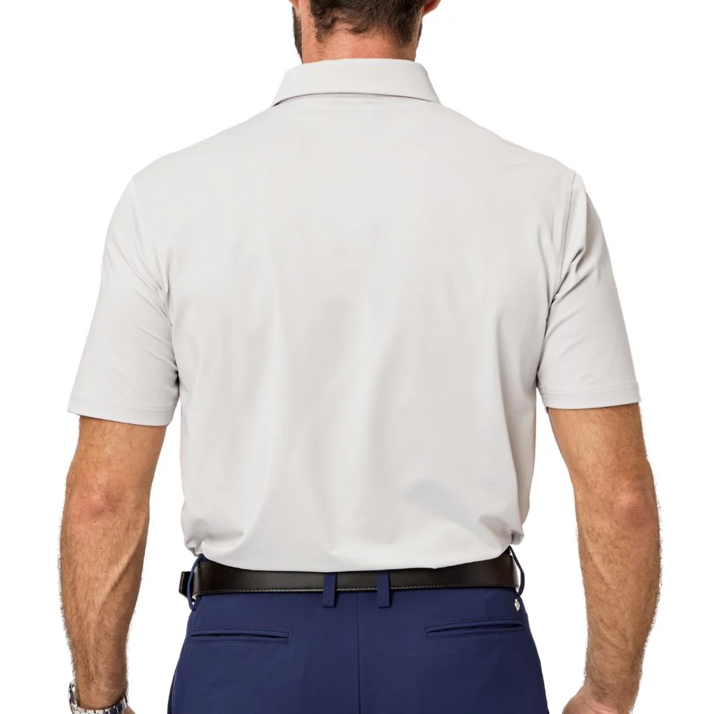 Oscar Jacobson Bullock Tour Men's Golf Polo Shirt 2026 - Aluminium - Image 4