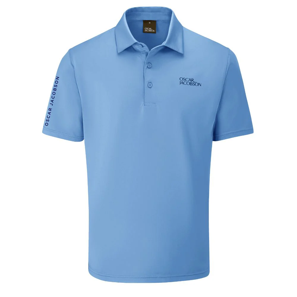 Oscar Jacobson Bullock Tour Men's Golf Polo Shirt 2026 - Dodger Blue