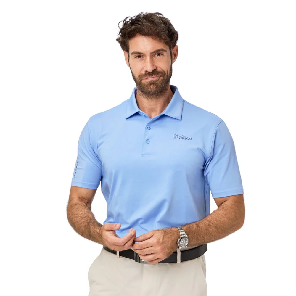 Oscar Jacobson Bullock Tour Men's Golf Polo Shirt 2026 - Dodger Blue - Image 3