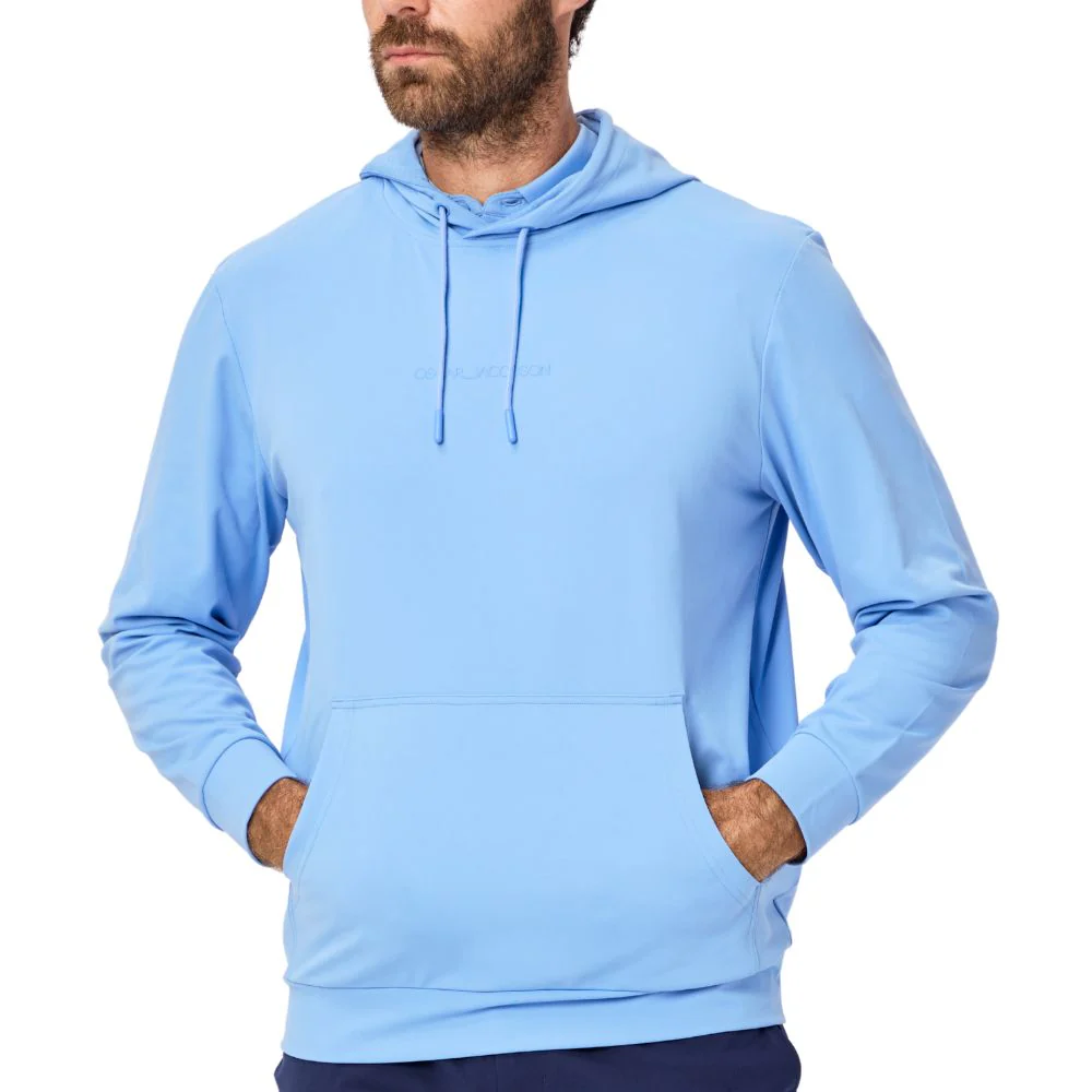 Oscar Jacobson Denbigh Men's Pullover Golf Top 2026 - Dodger Blue - Image 3