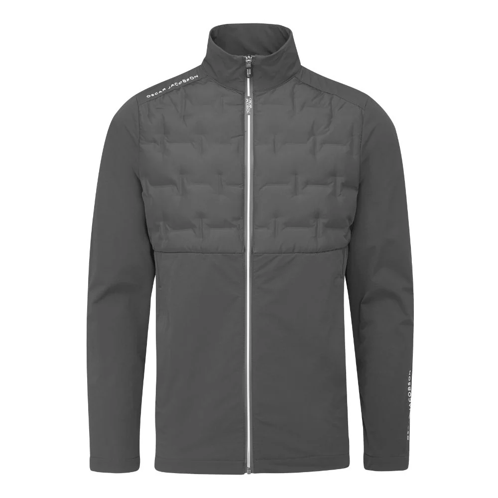 Oscar Jacobson Hackney Mens Thermal Golf Jacket - Pewter