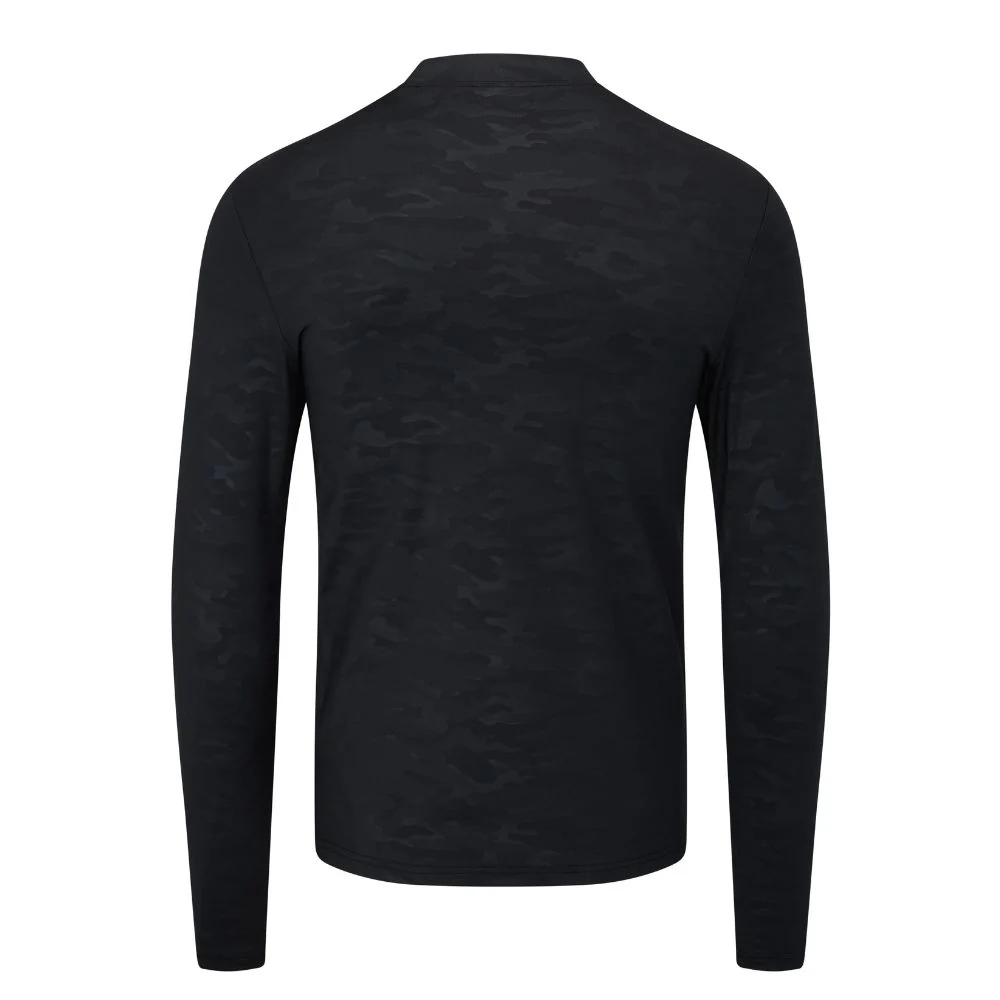 Oscar Jacobson Hampton Men's Golf Baselayer - Black - Image 2