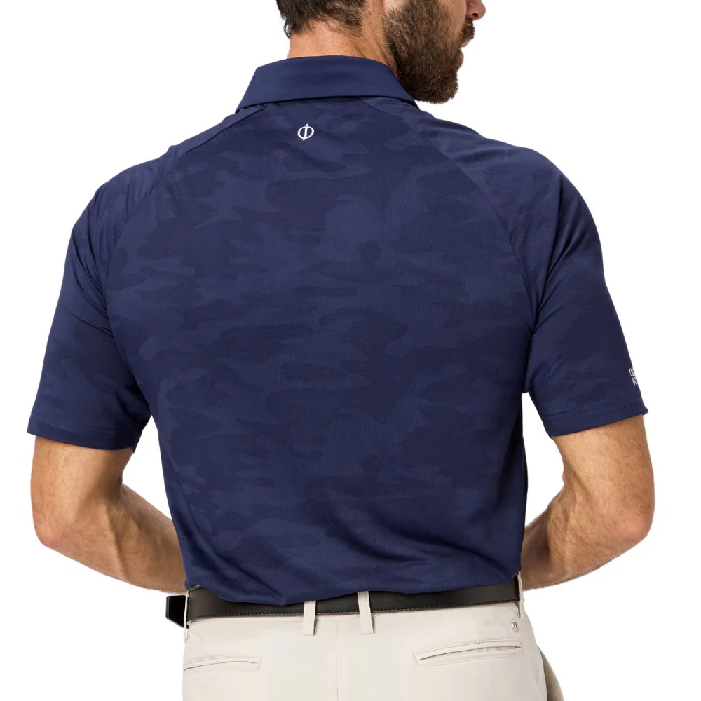 Oscar Jacobson Herald Men's Golf Polo Shirt 2026 - Navy - Image 4