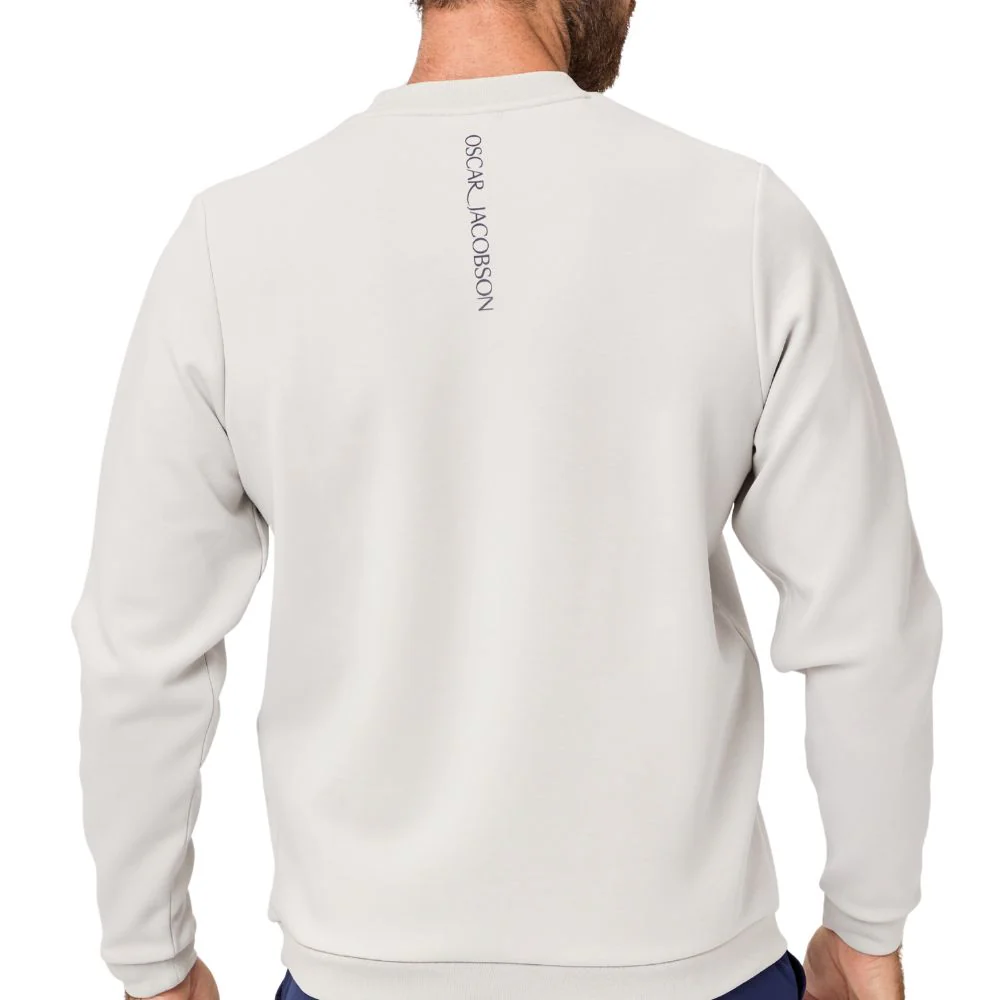 Oscar Jacobson Johnstone Tour Men's Pullover Golf Top 2026 - Aluminium - Image 5