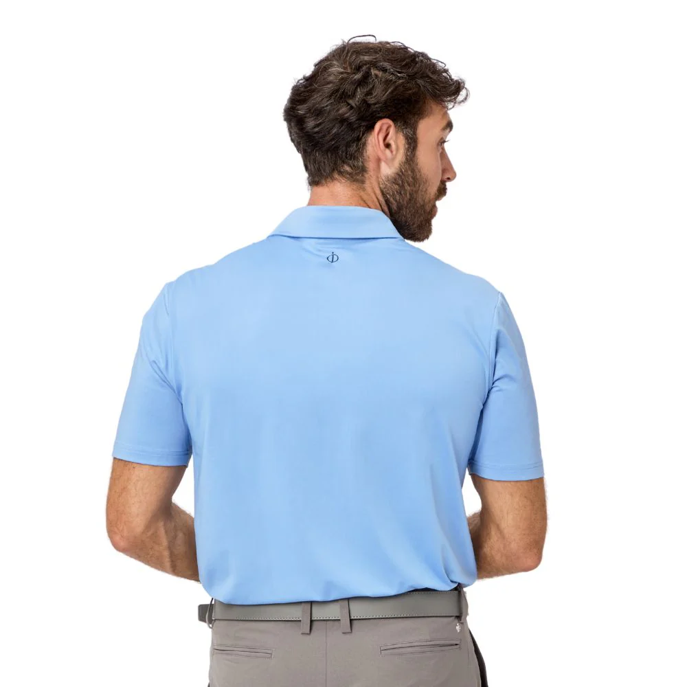 Oscar Jacobson Kenson Men's Golf Polo Shirt 2026 - Aluminium - Image 4