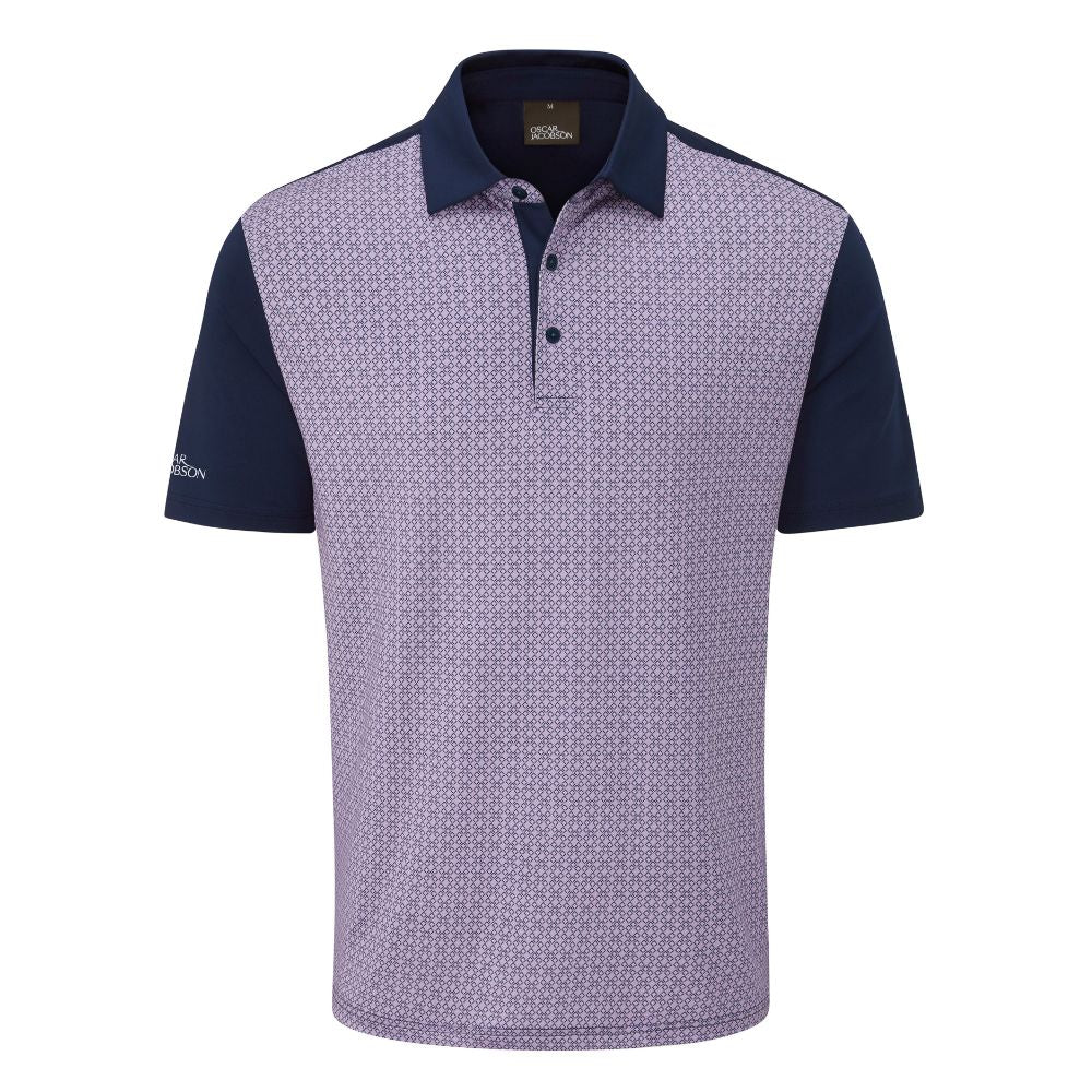 Oscar Jacobson Kenson Men's Golf Polo Shirt 2026 - Lavender