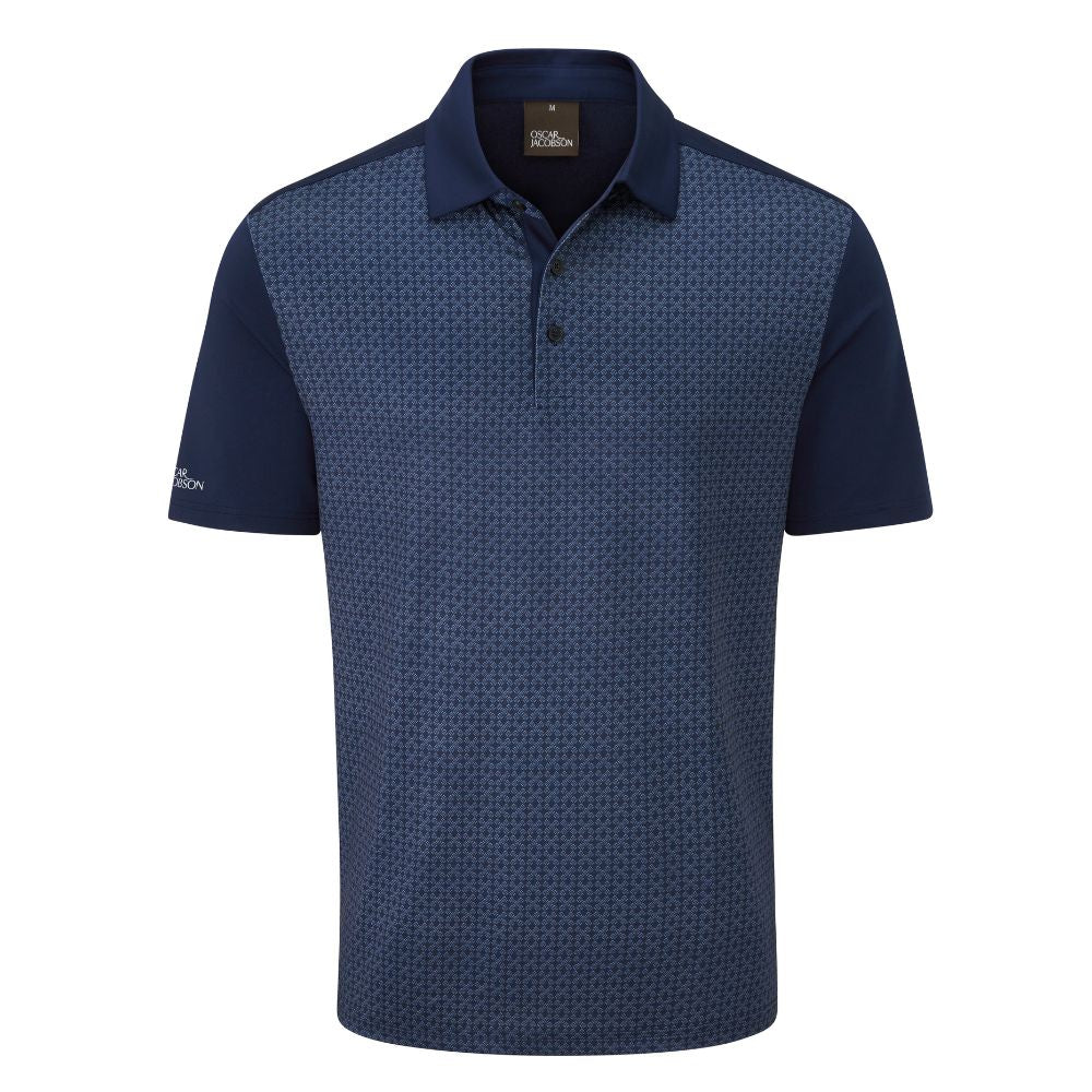 Oscar Jacobson Kenson Men's Golf Polo Shirt 2026 - Navy