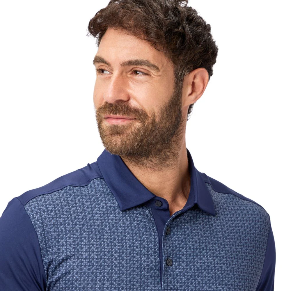 Oscar Jacobson Kenson Men's Golf Polo Shirt 2026 - Navy - Image 3