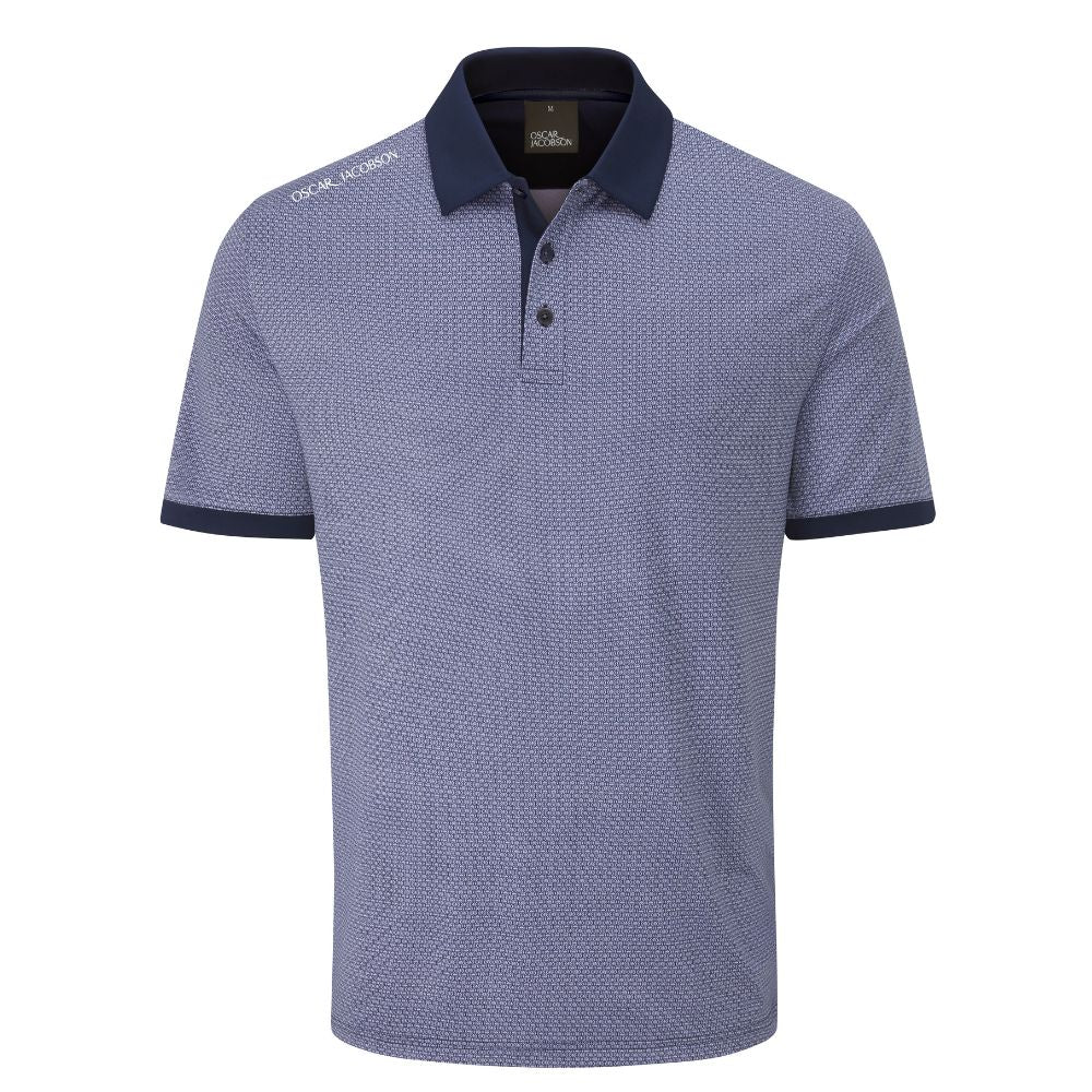 Oscar Jacobson Regent Men's Golf Polo Shirt 2026 - Lavender