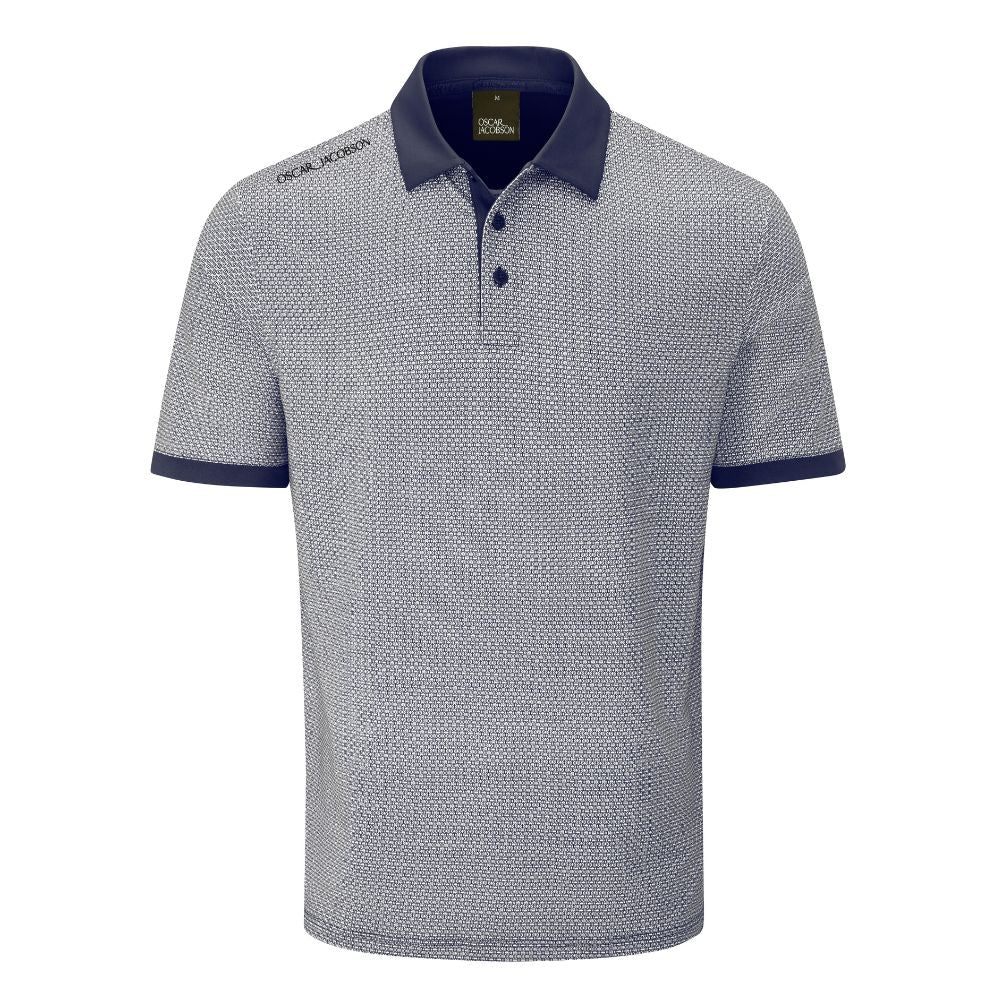 Oscar Jacobson Regent Men's Golf Polo Shirt 2026 - Navy
