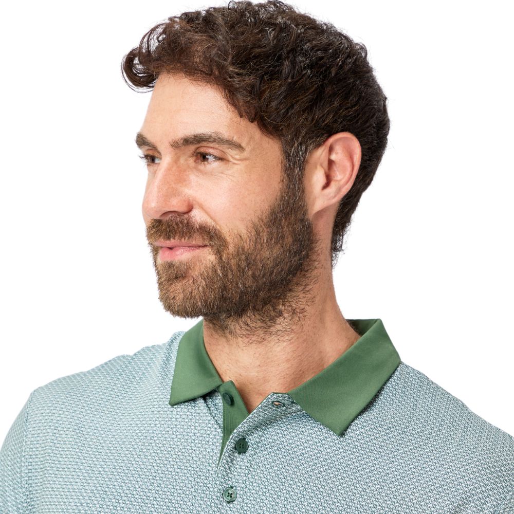 Oscar Jacobson Regent Men's Golf Polo Shirt 2026 - Pineneedle - Image 3