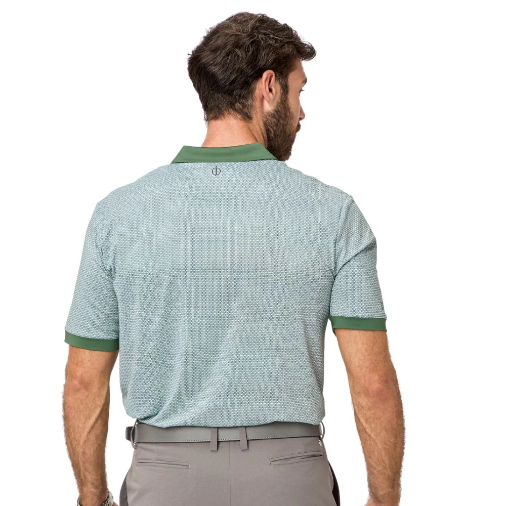 Oscar Jacobson Regent Men's Golf Polo Shirt 2026 - Pineneedle - Image 4
