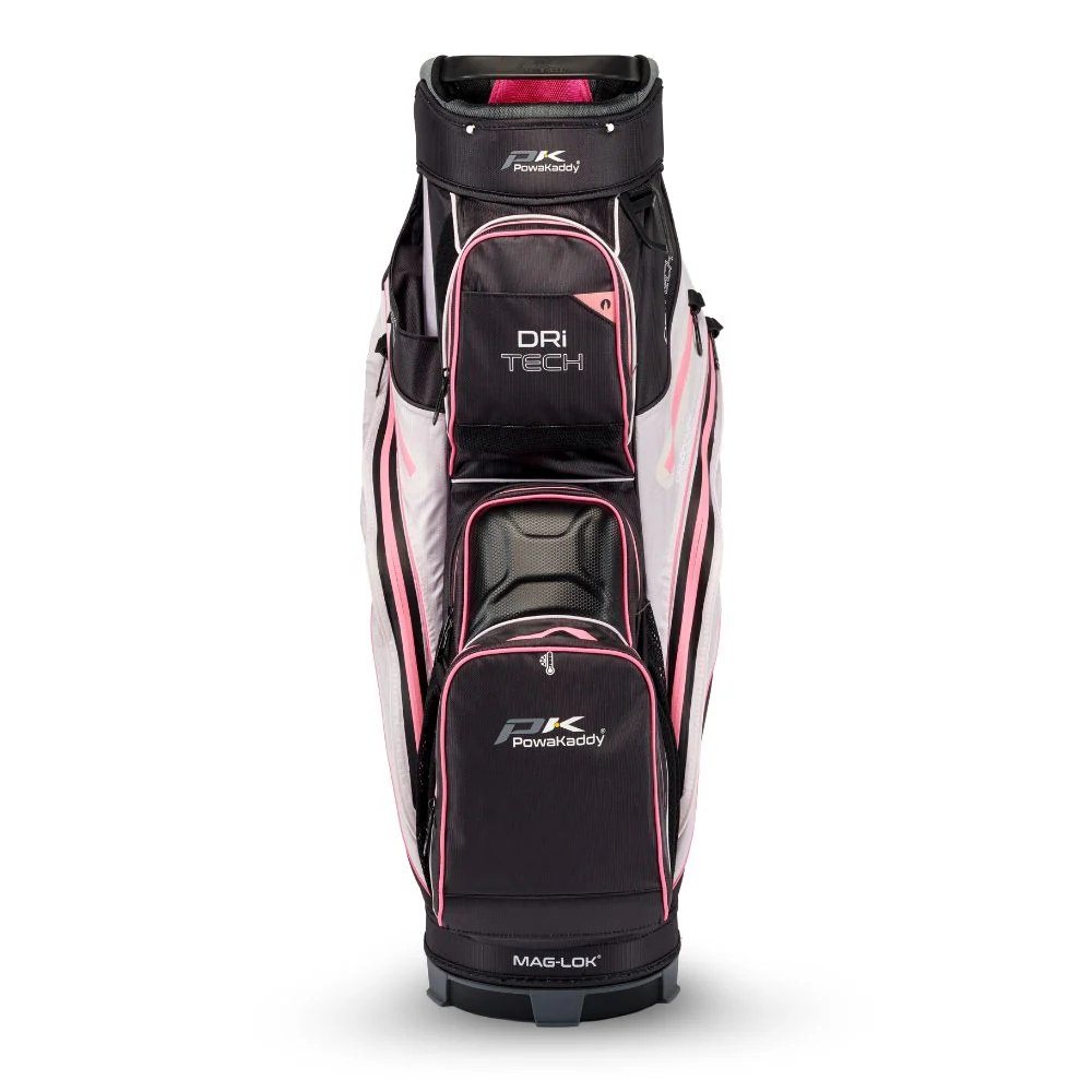 PowaKaddy Dri Tech Golf Cart Bag - Black / Pink - Image 3