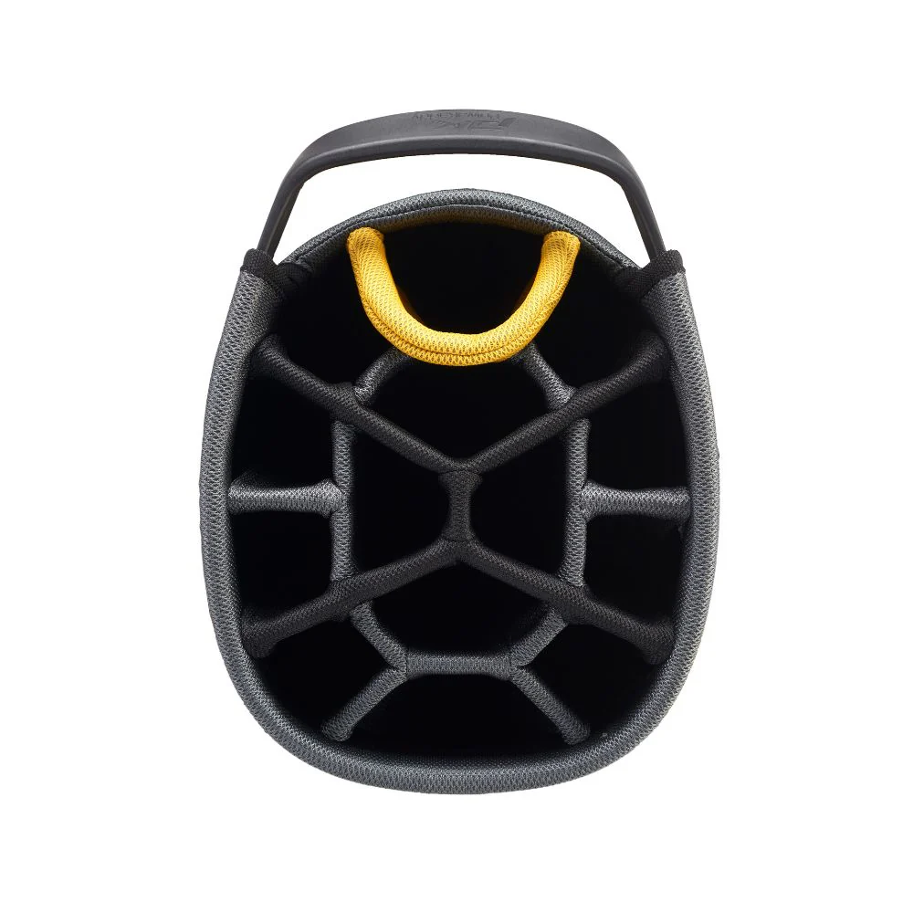 PowaKaddy Dri Tech Golf Cart Bag - Black / Yellow - Image 2