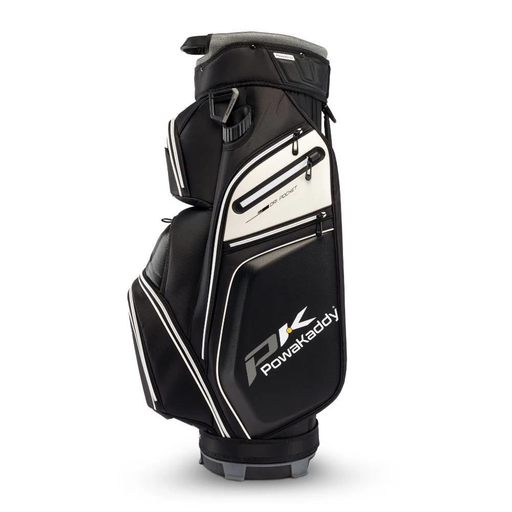 Powakaddy Edge Golf Cart Bag - Black / White - Image 4