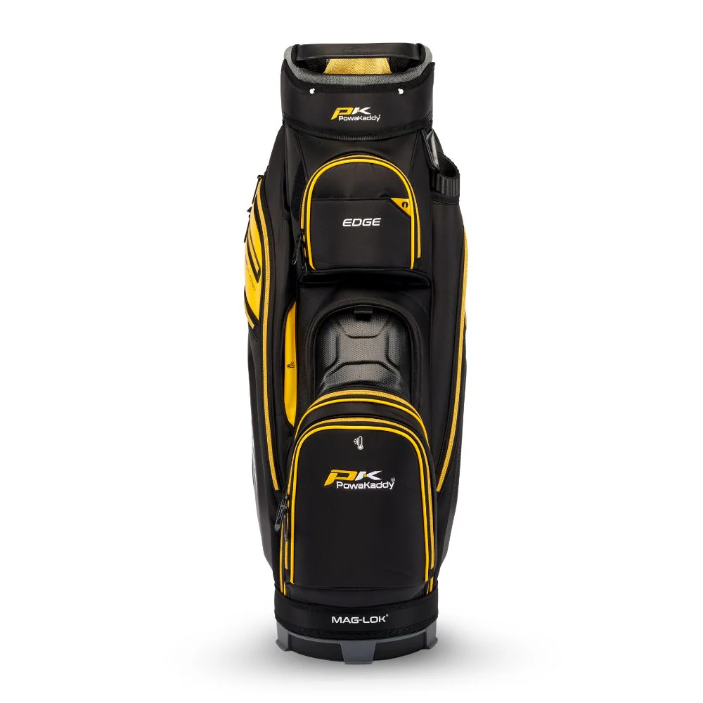 Powakaddy Edge Golf Cart Bag -  Black / Yellow - Image 3