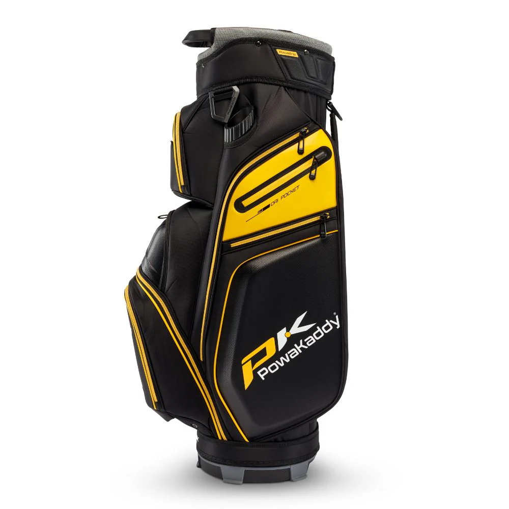 Powakaddy Edge Golf Cart Bag -  Black / Yellow - Image 4