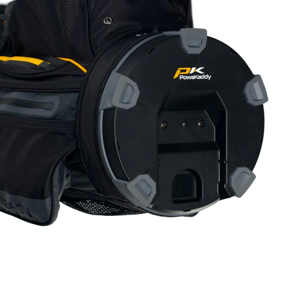 Powakaddy Flex Golf Cart Bag - Grey / Yellow - Image 5