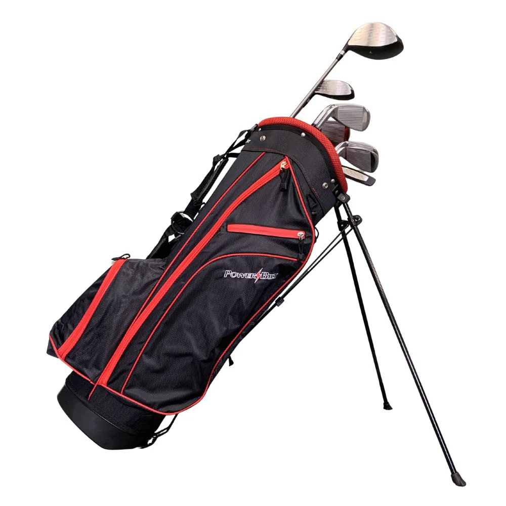 PowerBilt Golf Pro Power Men's 10 Piece Starter Package Set - Stand Bag