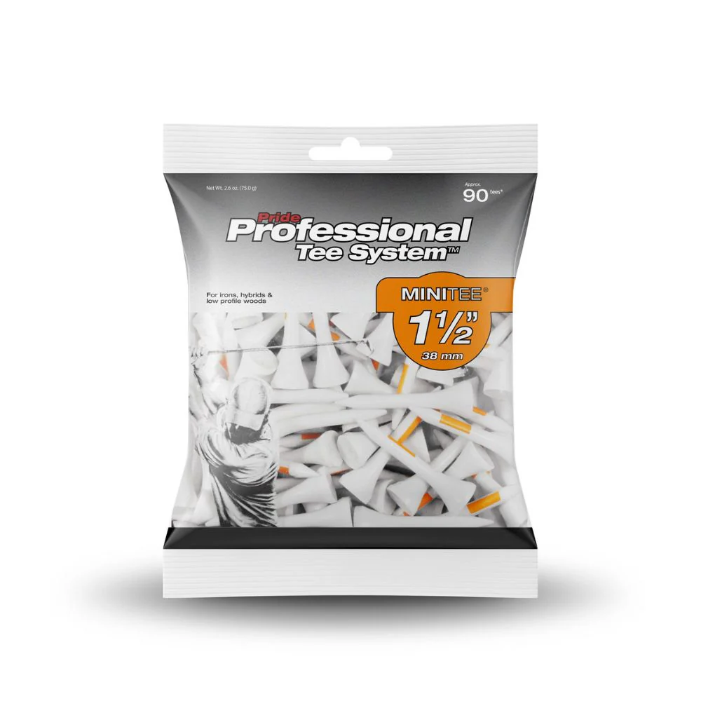 Pride Golf PTS Bamboo Tees Orange 1 1/2"