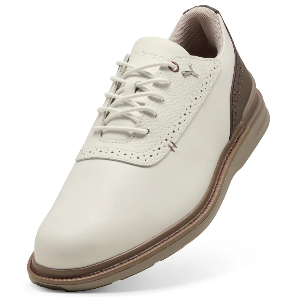 PUMA Avant 2.0 Spikeless Golf Shoes 2026 - Warm White / Mouse Grey / Totally Taupe - Image 3